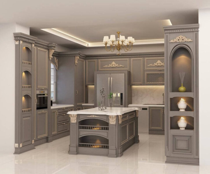 کابینت آشپزخانه نئوکلاسیک
